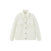 Women's Beige Denim Jacket